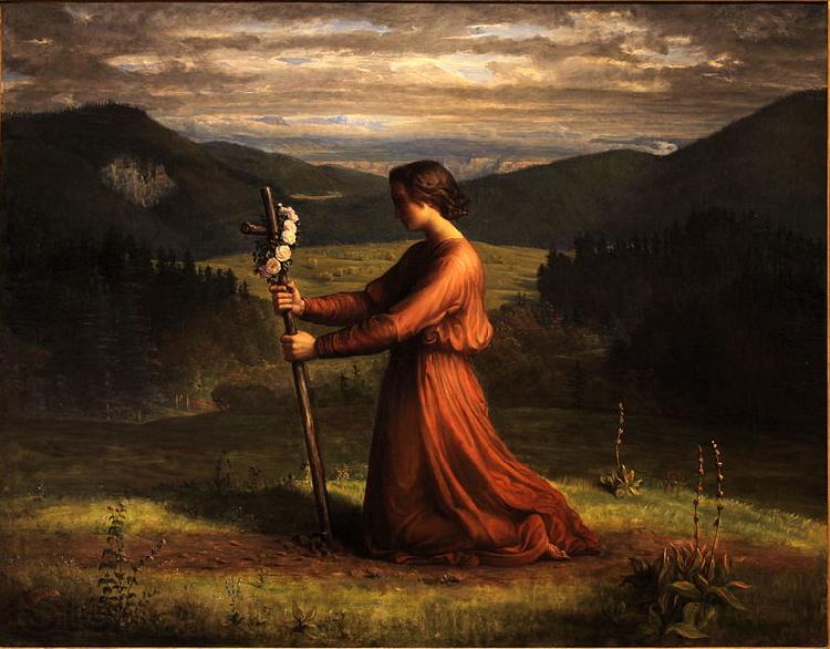 Louis Janmot Poem of the Soul Reality Norge oil painting art